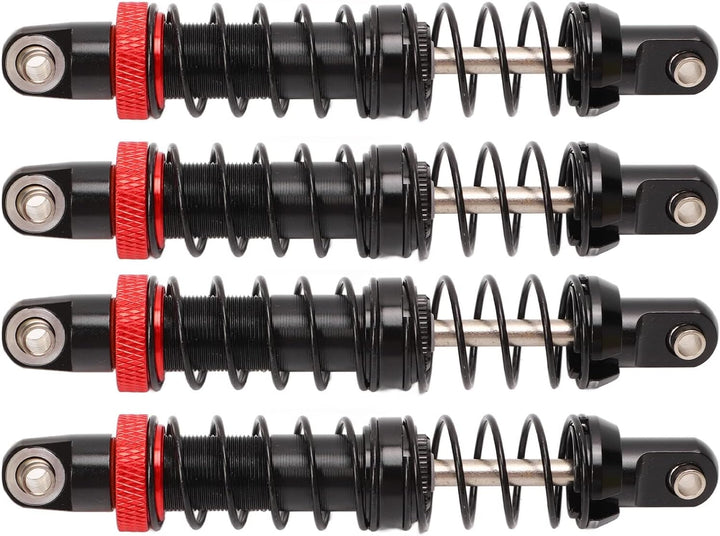 Zerodis RC-Öldämpfer, Doppelfeder, Zwei Abschnitte, Einstellbar, 4 Stück, RC-Stossdämpfer-Dämpfer RR