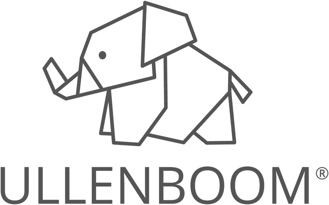 ULLENBOOM ® Baby Krabbeldecke 100x100 cm gepolstert in Grau (Made in EU) - Krabbeldecke für Baby mit