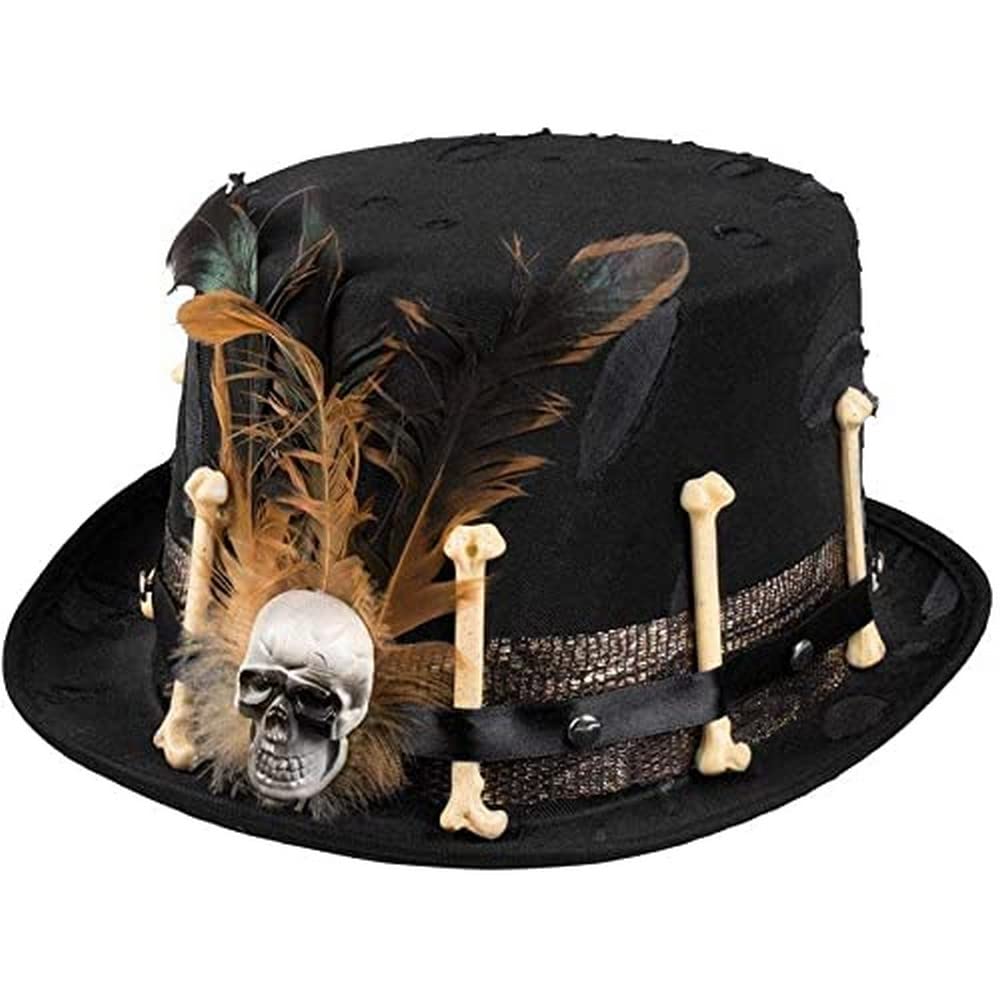 Boland Unisex Augenmaske Mama Legba (1er Pack) Einheitsgrösse Schwarz, Einheitsgrösse Schwarz