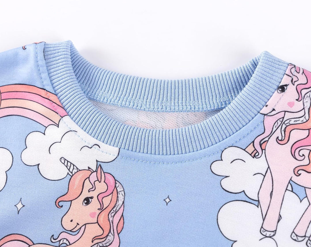 Mädchen Pullover für Kinder Langarmshirt Baumwolle Sweatshirt Winter Kleidung Langarm Tops 1-7 Jahre