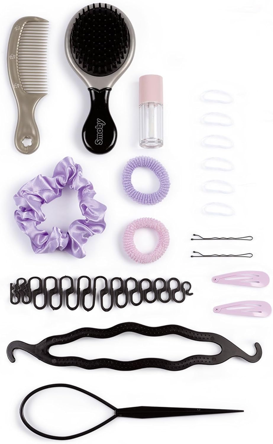 Smoby Grosser Friseur-Stylingkopf + Haarschmuck-Zubehör
