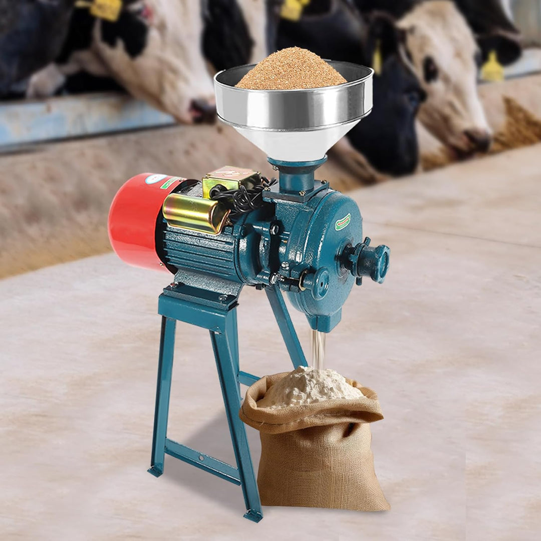 220V Elektrisch Weizen Getreidemühle Trockenkorn Mühle,für Getreide Mais Futter,Trockenkorn Mühle Ge