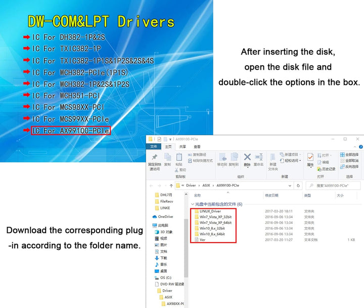 CERRXIAN PCIe auf RS232 Combo Seriell Parallel Erweiterungskarte DB9 Seriell+DB25 Parallel zu PCI-E