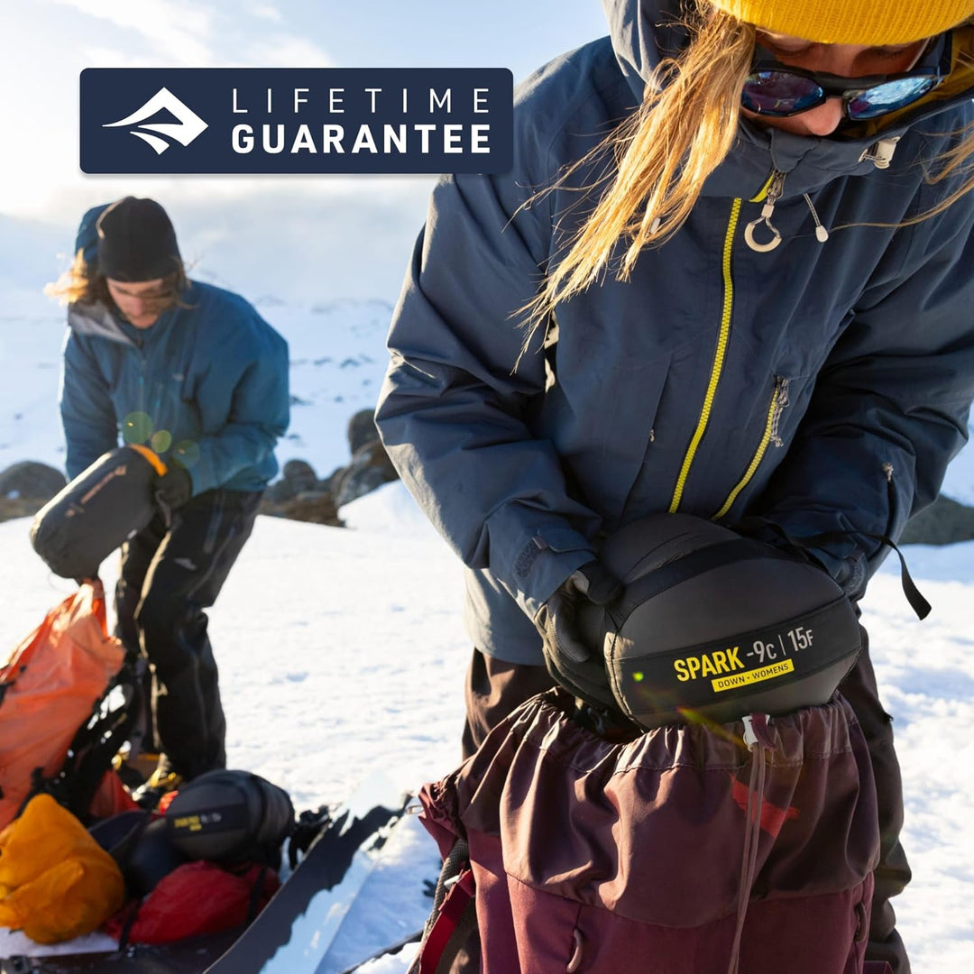 Sea to Summit Spark Ultraleichter Daunenschlafsack für Damen Long 45 Grad, Long 45 Grad
