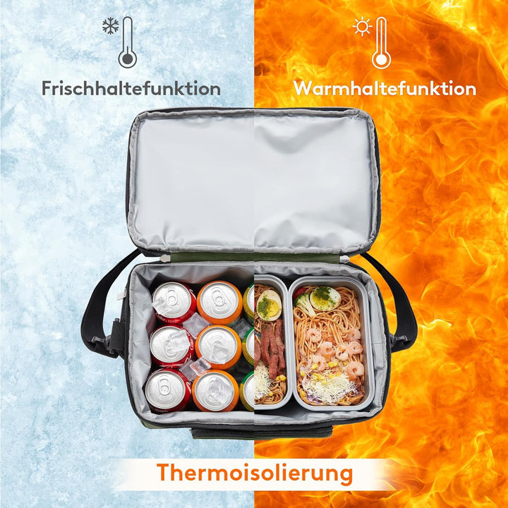 Lifewit Grosse Kühltasche 23L 32 Dosen, Kühlbox Faltbar, Isolierte Lunch Tasche, Leichte, Tragbare K