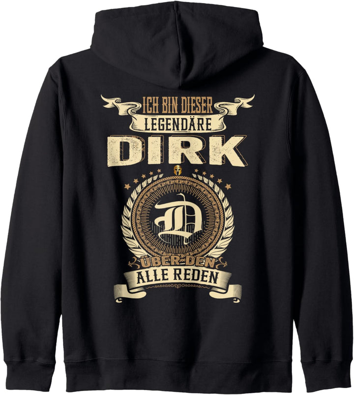 Ich Bin Dieser Legendäre Dirk Über Den Alle Reden Kapuzenjacke