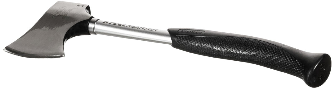 Stanley Steelmaster Beil, Karbon-Stahlkopf, Anti-Rutsch Griff, Klingenschutzhülle, 40mm Länge, 1-51-