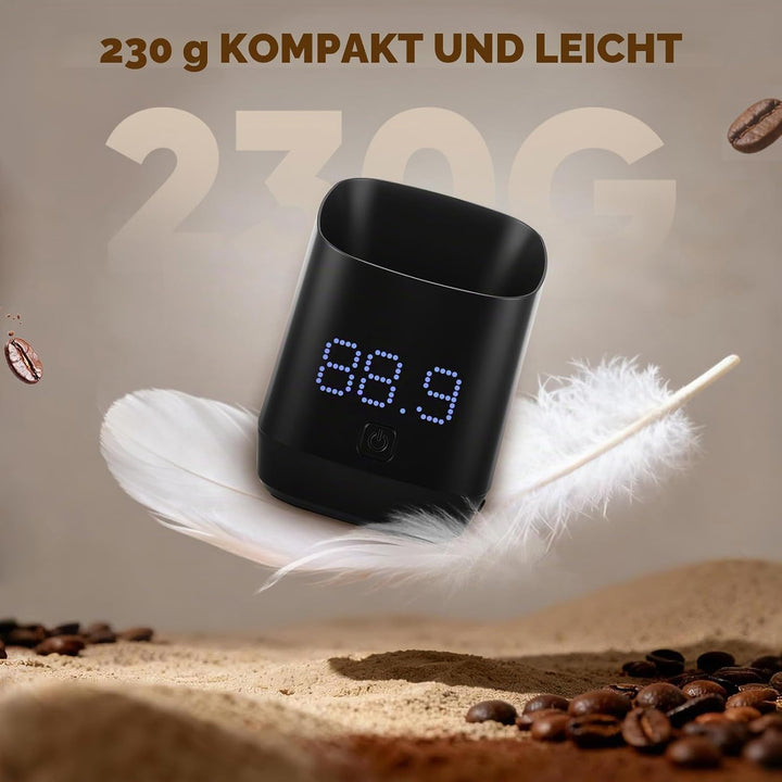 Kaffee Waage, Digital Coffee Scale för Espresso &amp; Pour-Over Wiederaufladbare Feinwaage Kaffee 0.1g m