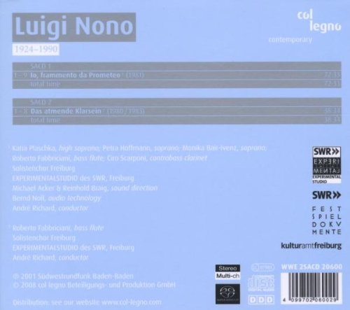 Io,Frammento.../das Atmende Klars., Audio-CD