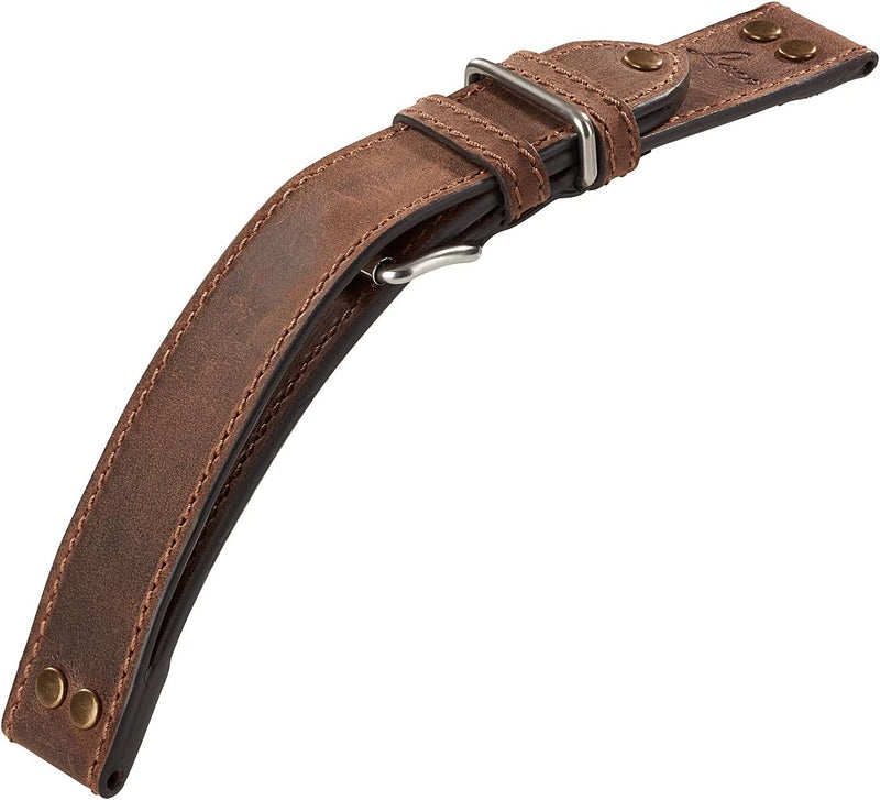 Laco Erbstück Fliegeruhren Lederband – Beobachtungsuhren – XL 20 mm – geschlossen – Antik-Optik – Ni