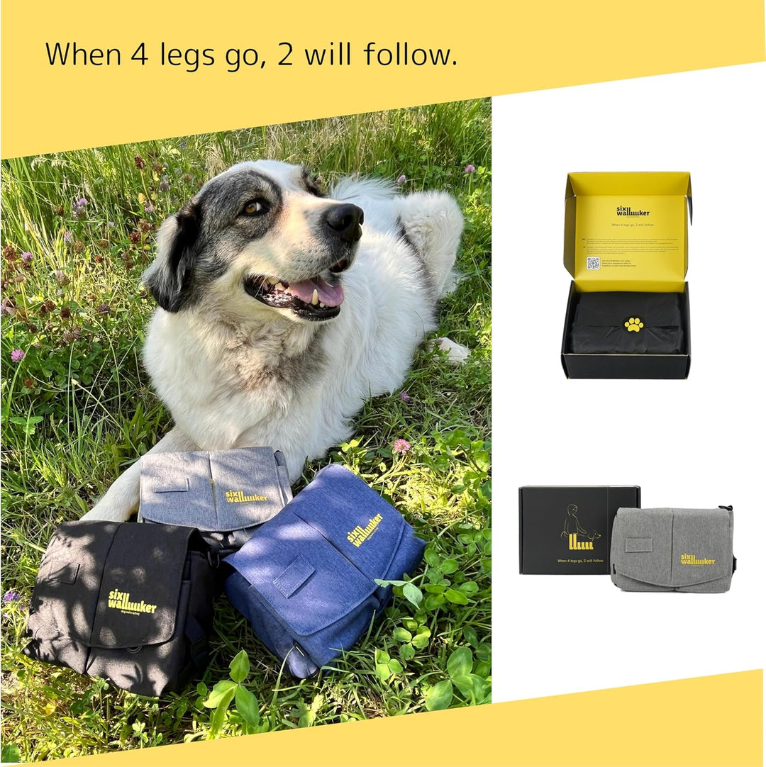 Arrivly SixWalker Leckerlibeutel für Hunde mit Magnetverschluss, Praktischer Futterbeutel Hundetrain