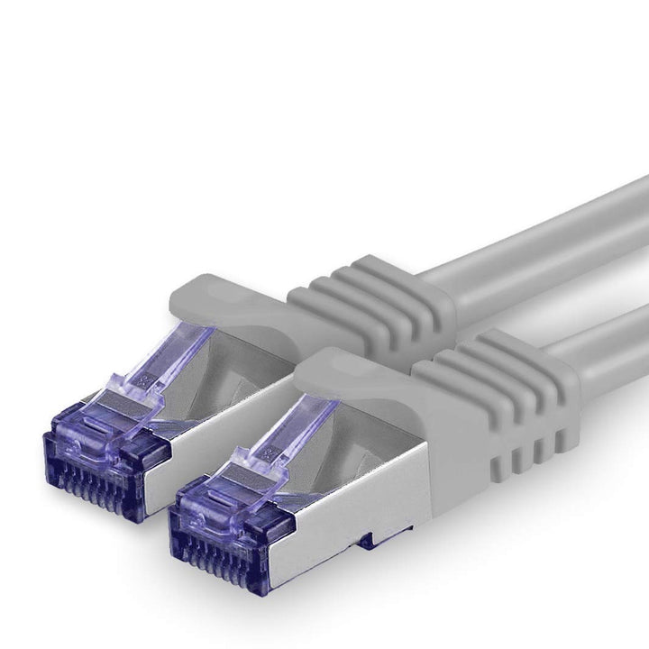 1aTTack.de Cat.7 Netzwerkkabel 30m - Grau - 1 Stück - Cat7 Patchkabel (SFTP/PIMF/LSZH) Rohkabel 10 G