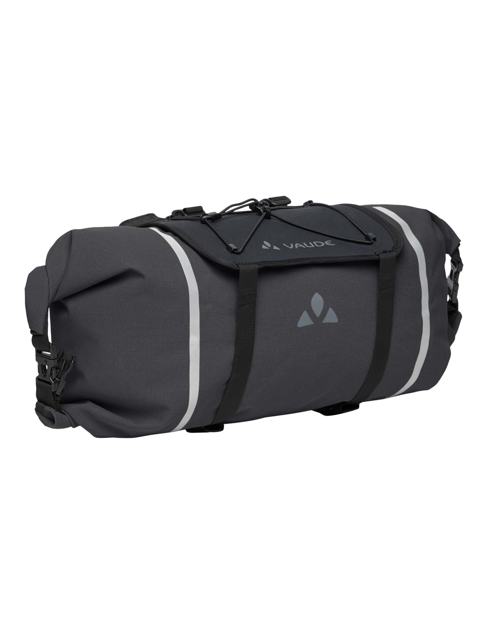 VAUDE Fahrrad Lenkertasche mit 10 Liter Packsack Mittelgrosse Schwarz, Mittelgrosse Schwarz