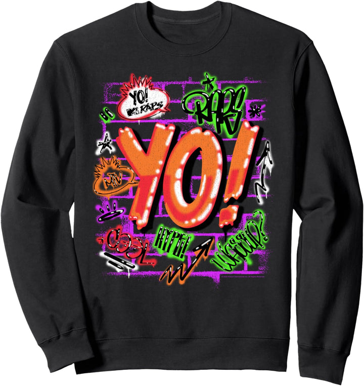 Yo! MTV Raps Graffiti Sweatshirt