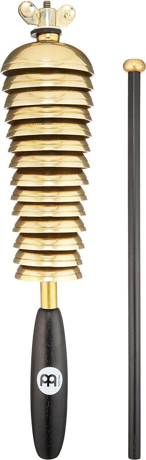 Meinl Percussion BT14 Hand Held Bell Tree mit 14 massiven Glocken aus Messing