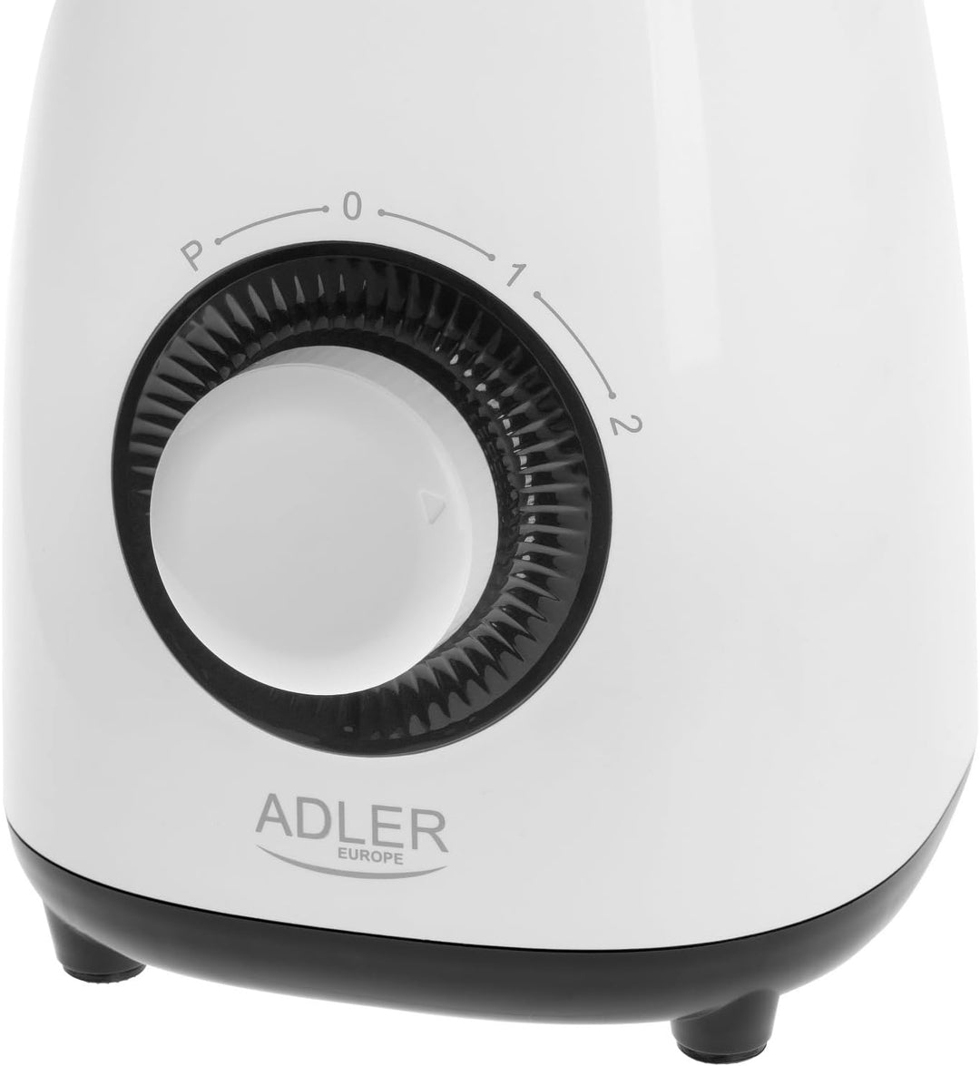 ADLER Praktischer Kunststoff-Mixer, 1000 W, 1,5 l Behälter, Impulsfunktion