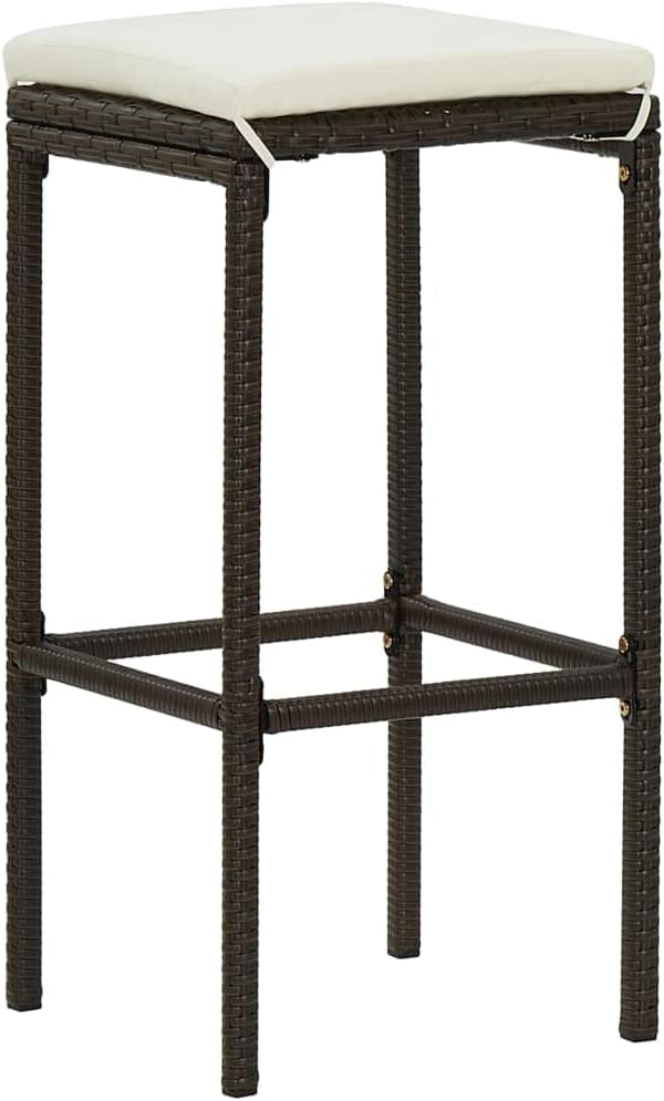 vidaXL 2X Barhocker mit Kissen Barstuhl Tresenhocker Küchenhocker Thekenhocker Tresenstuhl Thekenstu