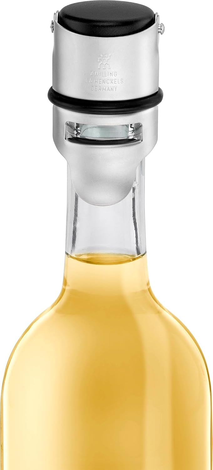 ZWILLING Sommelier Sekt-Flaschenverschluss, Edelstahl, Rund, 4 cm, Silber