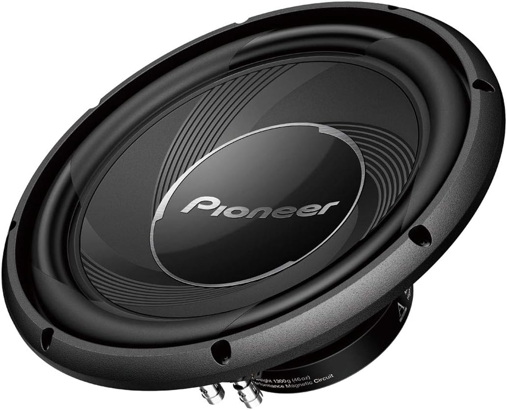 PIONEER TS-A30S4 Subwoofer (1.400 W), 30 cm/12", IMPP Membran für kraftvollen Klang, kontinuierliche