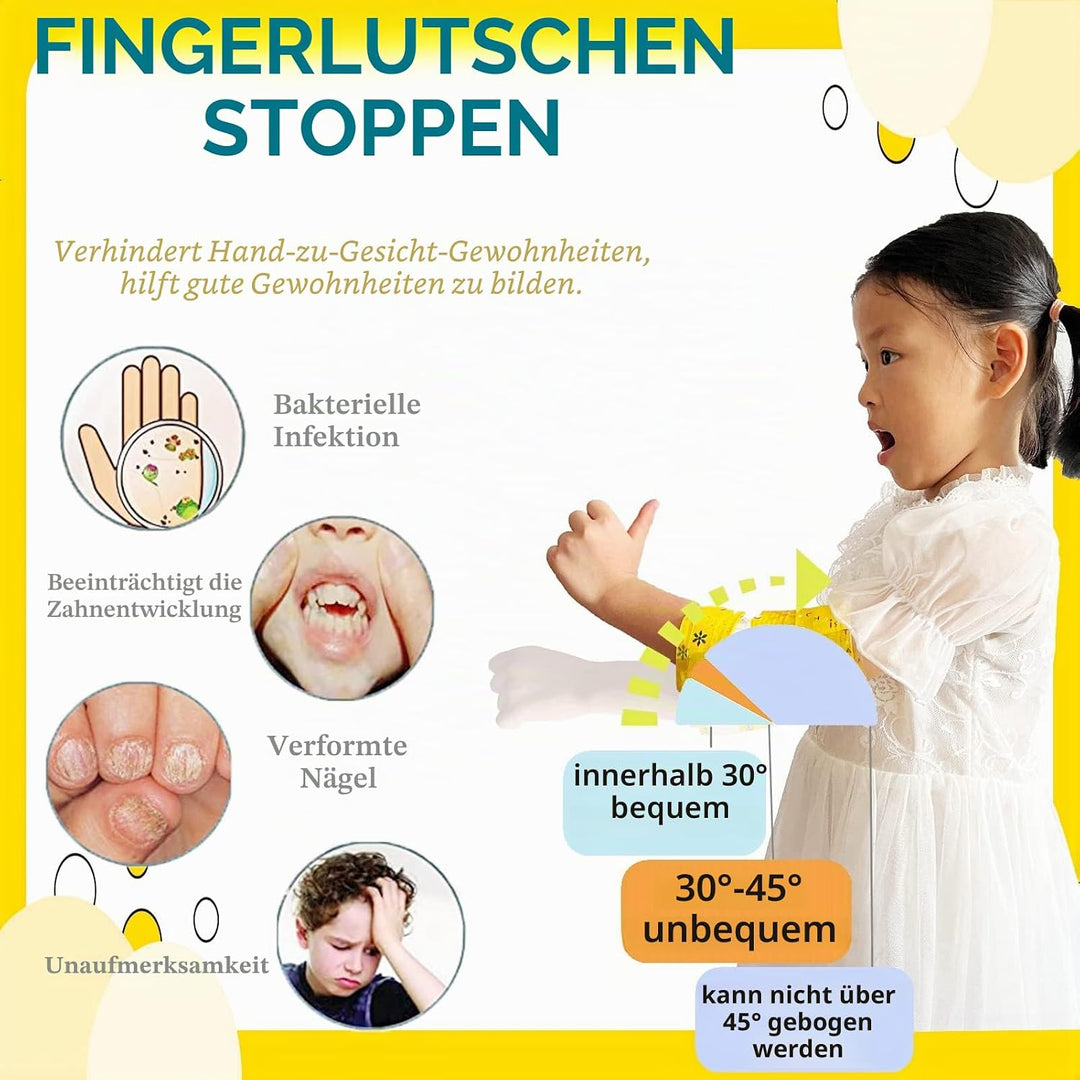 Daumen Saugen Stop für Kinder (Alter 1-7) Stoppen Finger Saugen Verhindern Hand-zu-Gesicht Gewohnhei