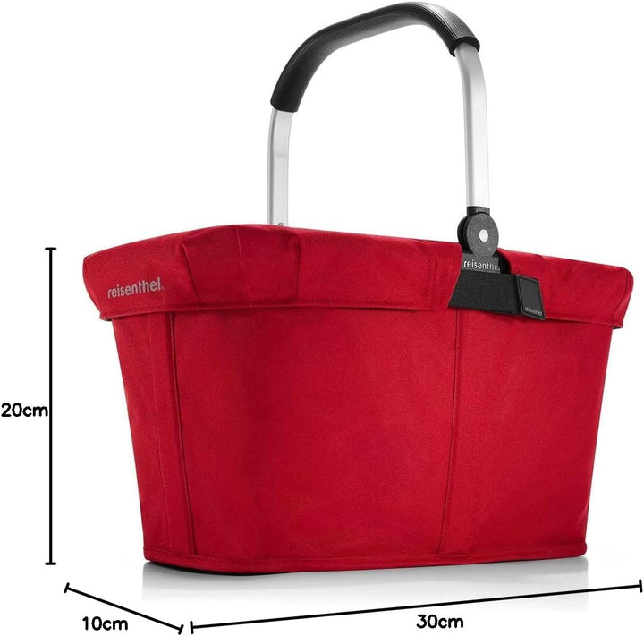 reisenthel carrybag cover in Schwarz – Abdeckung für den zugehörigen Einkaufskorb – Praktisches und