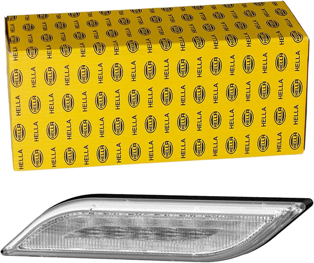 HELLA - LED-Tagfahrleuchte - Shapeline Style - 24/12V - gerade - Lichtscheibenfarbe: glasklar - LED-