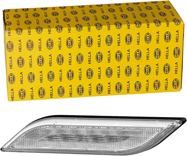 HELLA - LED-Tagfahrleuchte - Shapeline Style - 24/12V - gerade - Lichtscheibenfarbe: glasklar - LED-