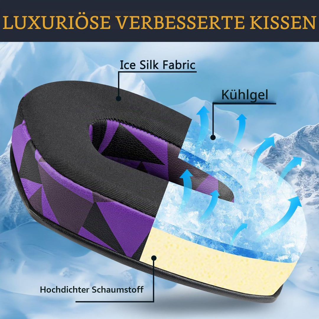 SOULWIT Kühlgel Ersatz Ohrpolster für Sennheiser RS165/RS175/RS185/RS195 (RS 165 175 185 195 RF), Er