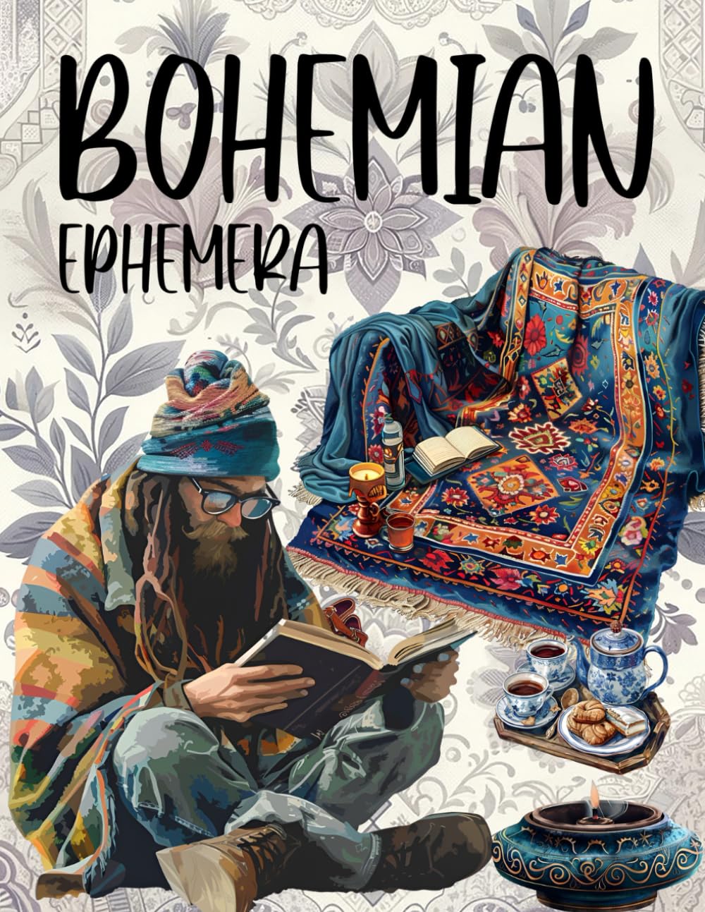 Bohemian Ephemera Book: High Quality Images Of People and Furniture, For Paper Crafts, Scrapbooking,