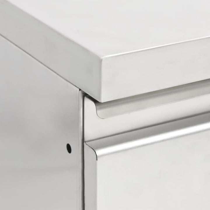 Gastro Küchenschrank mit 3 Schubladen Edelstahl 50 x 60 x (95-96) cm mit 3 Schubladen, 50 x 60 x (95