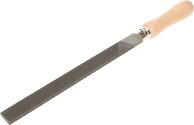 KOTARBAU® Werkstattfeile Flach Länge: 250 mm Hieb 3 (Fein) Handfeile Flachfeile Metallfeile für Meta