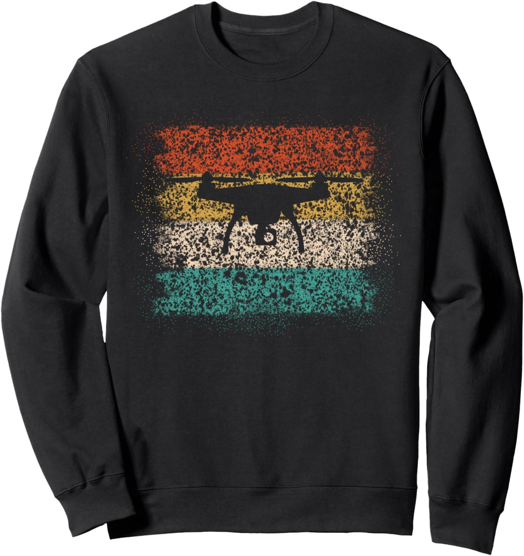Strips Drohne im Vintage-Stil Sweatshirt