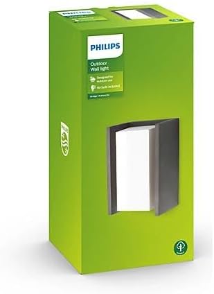 Philips myGarden Bridge Wegeleuchte, 14W, Anthrazit Wandleuchte Single, Wandleuchte Single