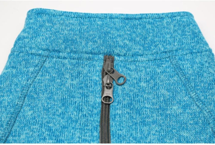Kurgo Core Hunde-Pullover, Leichtes Fleece, Mit 2-Wege-Reissverschluss, Mit Hundegeschirr kompatibel