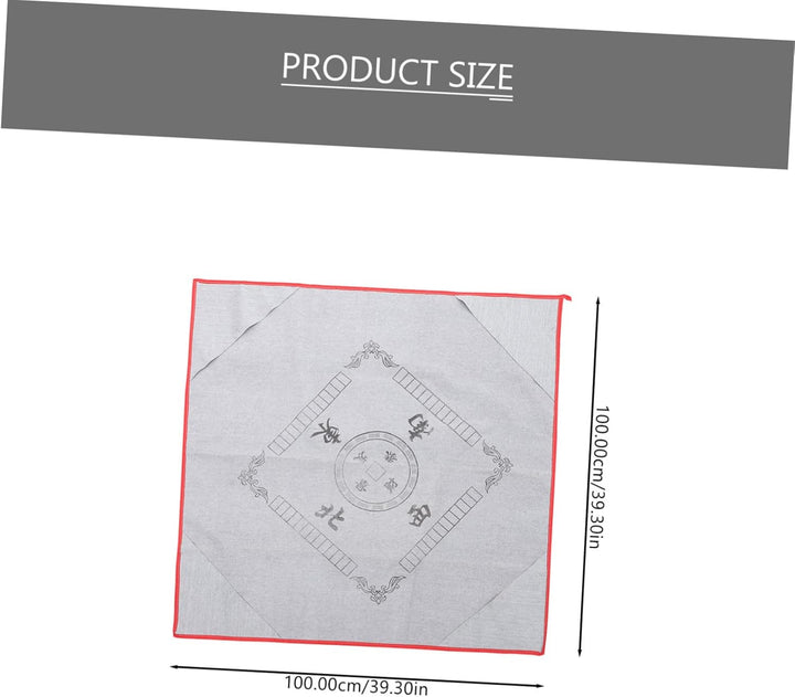 TOYANDONA Mahjong Tischdecke Party Tischläufer Karten Spielunterlage Mahjong Tischset Tischwäsche Sc