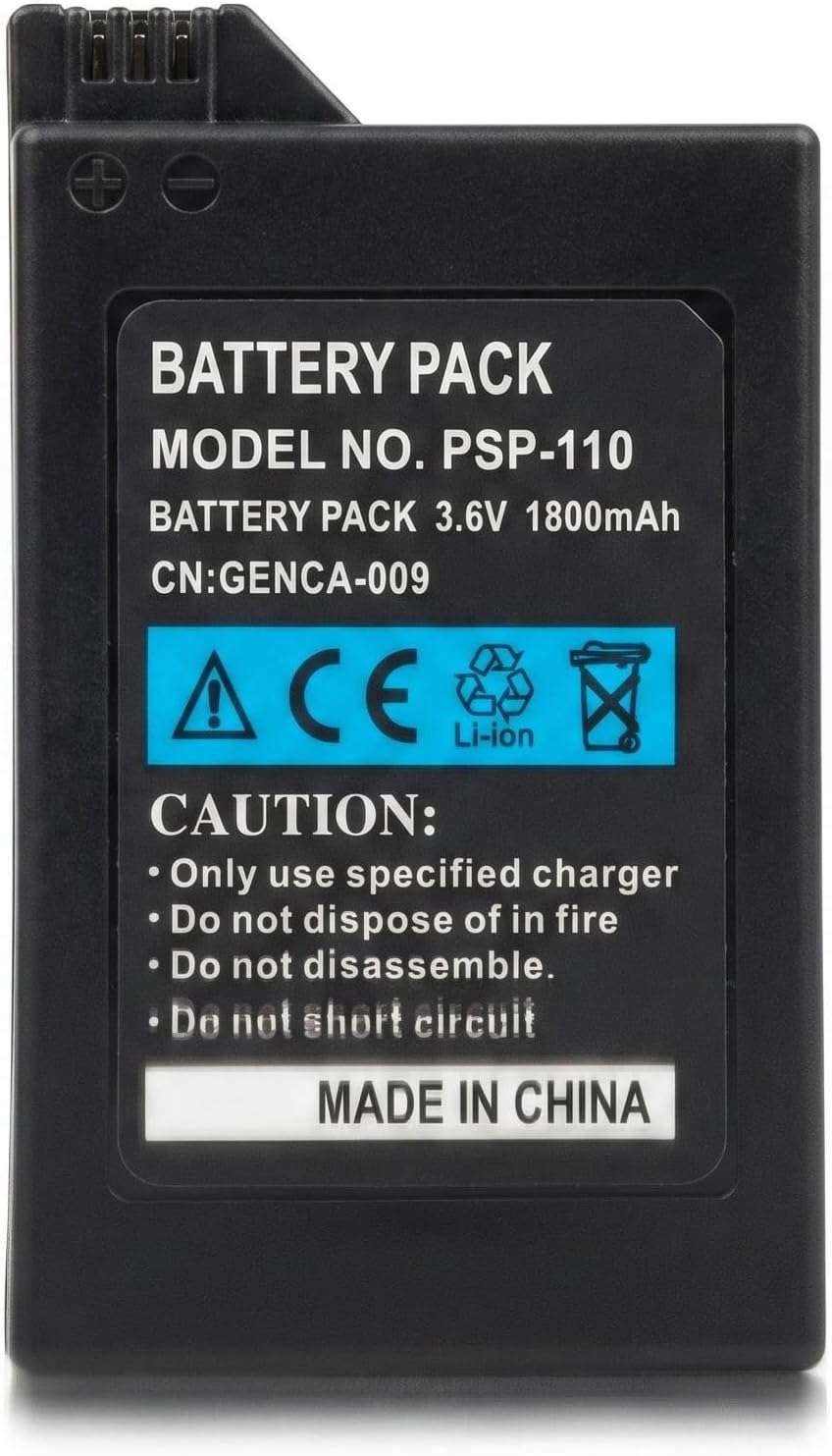 Akku und Ladegerät für Sony PSP 1000(1001, 1002, 1003, 1004, 1005, 1006, 1007, 1008, 1010), PSP Fat,