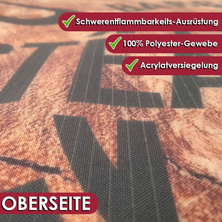 Grillmatte Grillunterlage Bodenschutz Barbecue-Matte Premium Steak 75 x 120 cm Muster wählbar Anti-R
