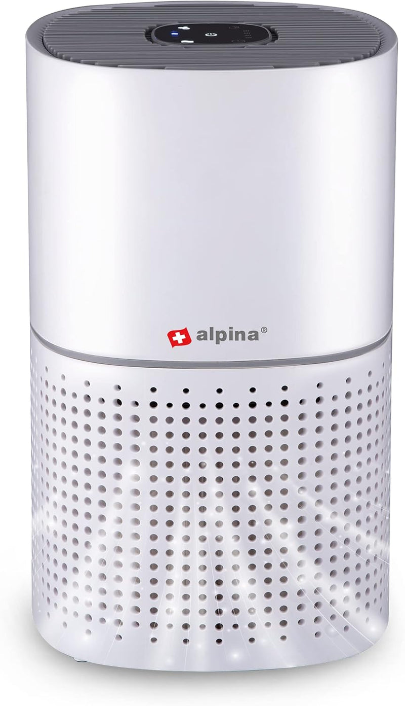 alpina Luftreiniger mit Ionisator - Air Purifier mit HEPA-Filter H11 - Luftreiniger allergiker - Ger
