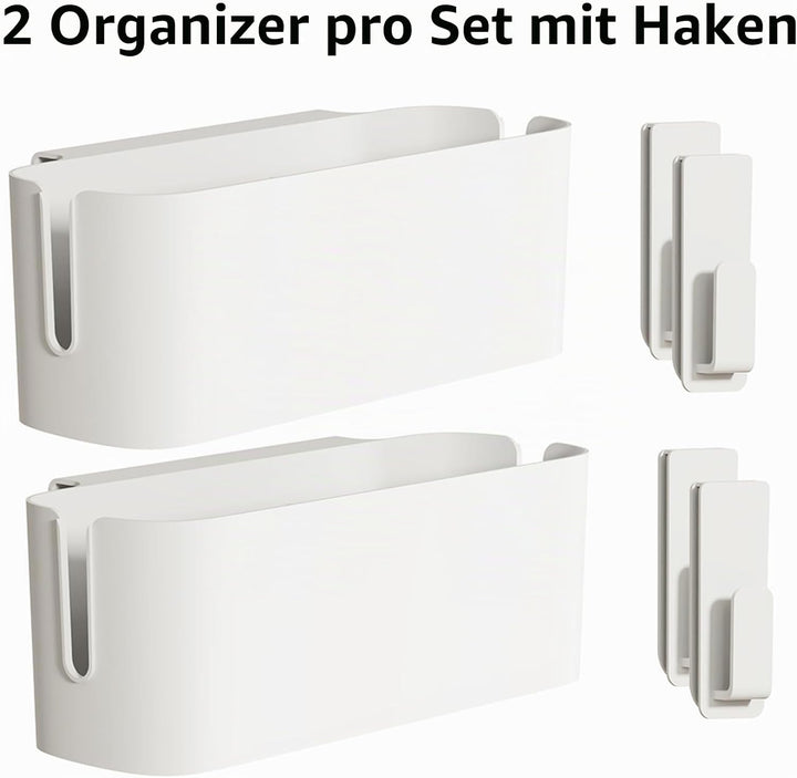 2 Stücke Bett Organizer Zum Einhängen mit Abnehmbaren Haken, Hängebett Aufbewahrungskorb aus Hochwer