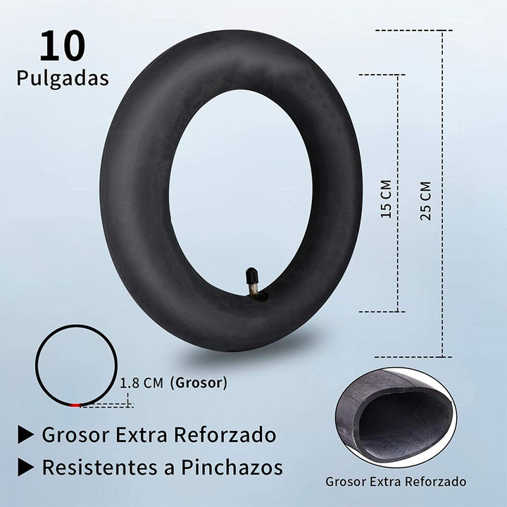 ANSENI Kit Laufrad Wanda 10 Zoll Kompatibel für Xiaomi M365,Pro Ersatz für Elektroroller, Laufrad, 1