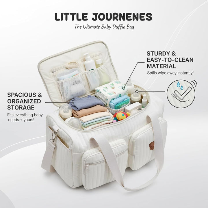 Mama-Baby-Reisetasche – gesteppte Wickeltasche mit grossem Fassungsvermögen für Frauen mit mehreren