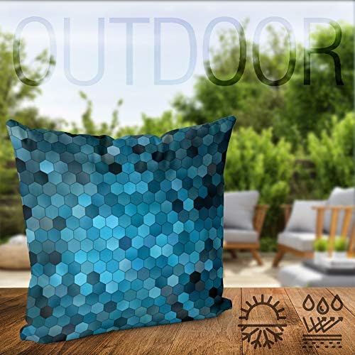 VOID Hexagon Muster Kissenbezug Kissenhülle Sofakissen Kissen Deko Outdoor-Kissen Dekokissen, Kissen