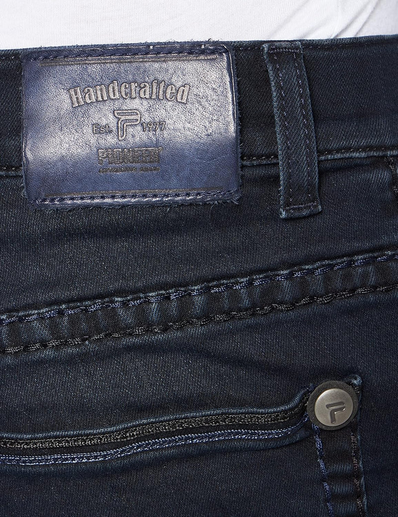 Pioneer Herren Rando Jeans 34W / 34L Dark Blue Used Buffies 6815, 34W / 34L Dark Blue Used Buffies 6