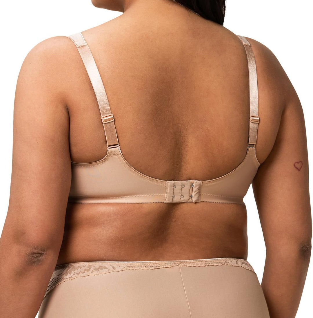 Triumph Damen Modern Soft+Cotton W01 Minimizer BH 75C Neutral Beige, 75C Neutral Beige
