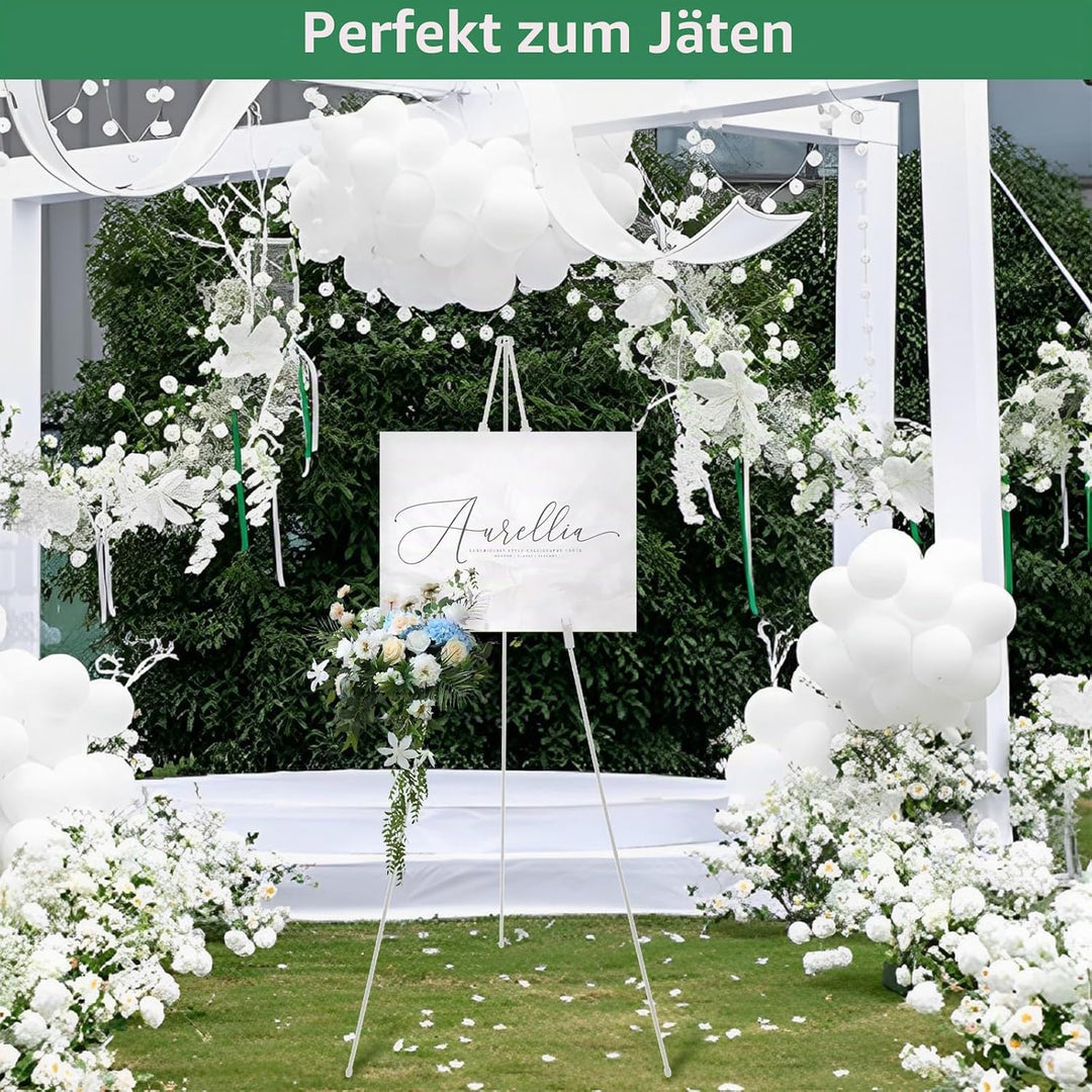 VIDETOL 2 Stück Staffelei Ständer, 160 cm Faltbare Staffelei, Portable Künstler Staffelei Stand, Sta