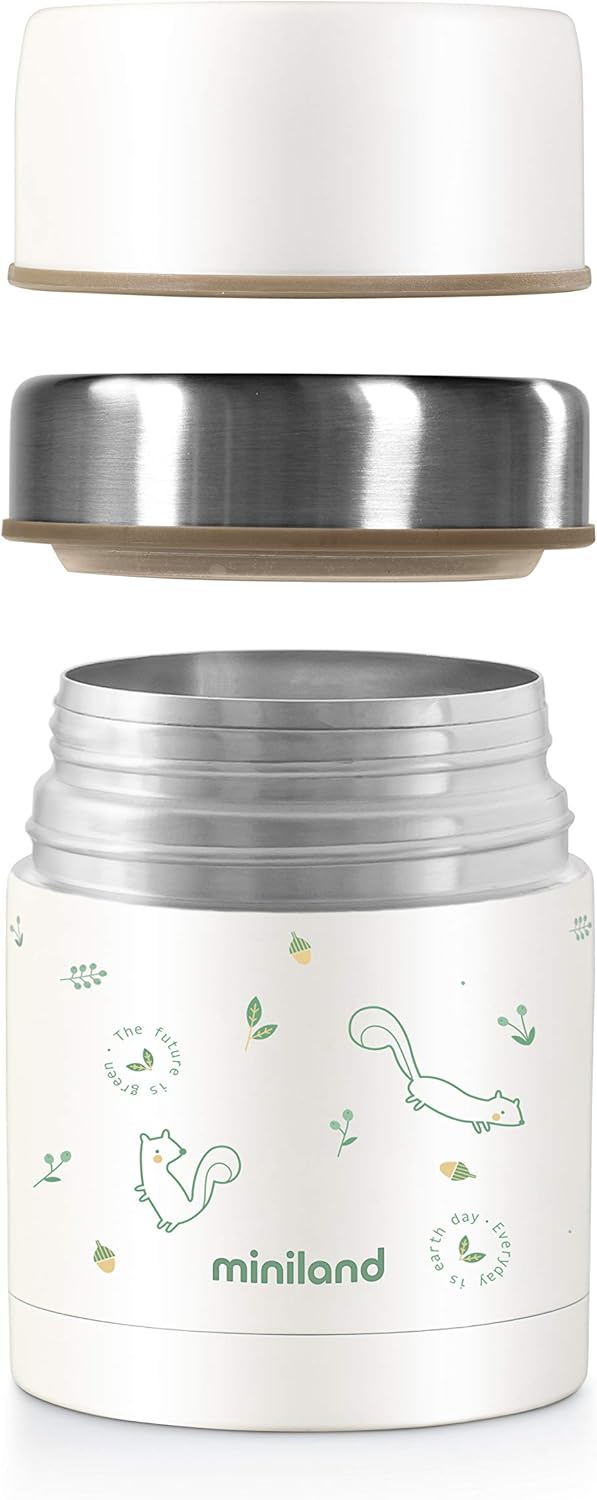 Miniland 89347 Nature Food Thermos Chip, beige, Chip