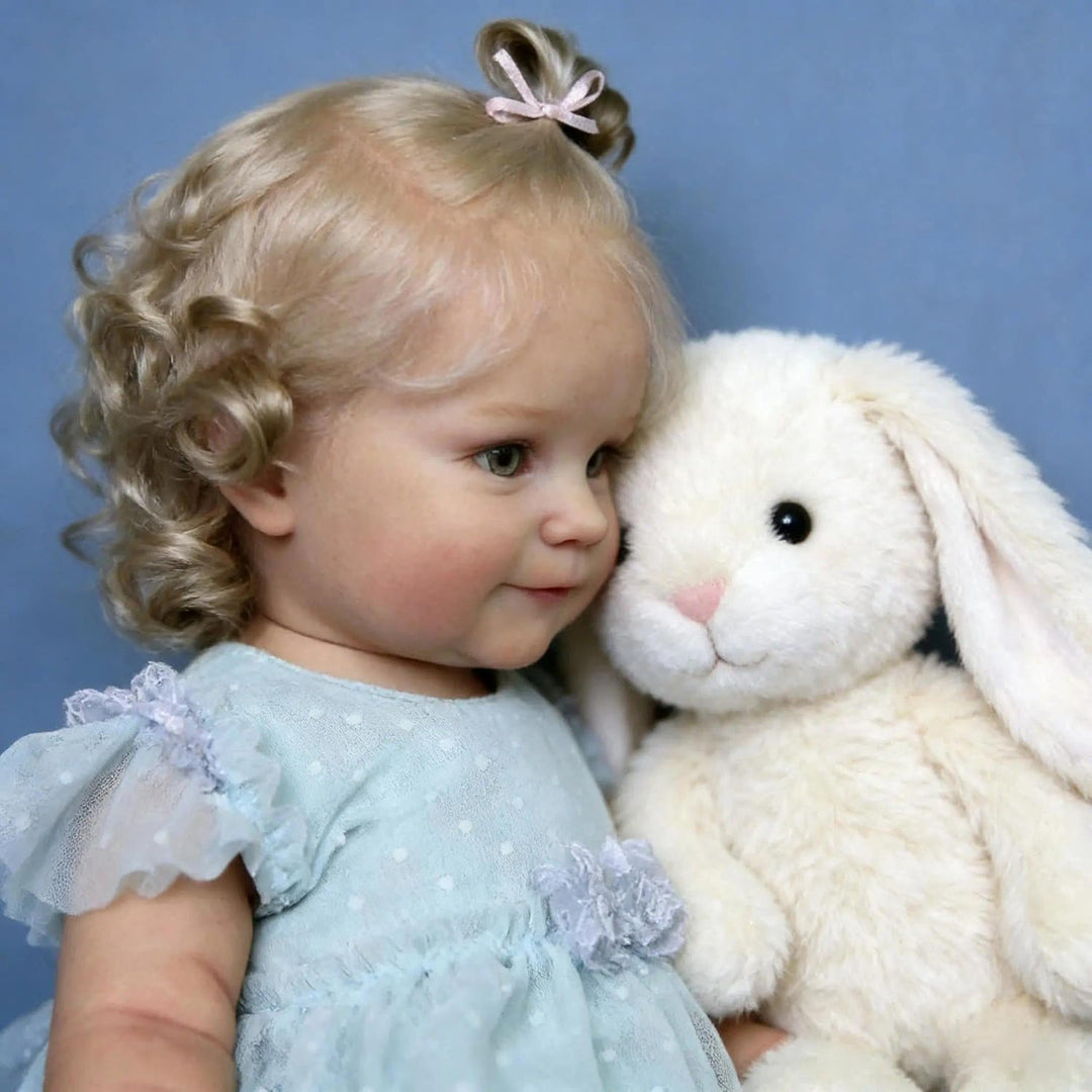 Zero Pam Reborn Baby Vollsilikon Lebensecht Mädchen, 50CM Lebensechte Baby Puppe Mit Haaren, Realist