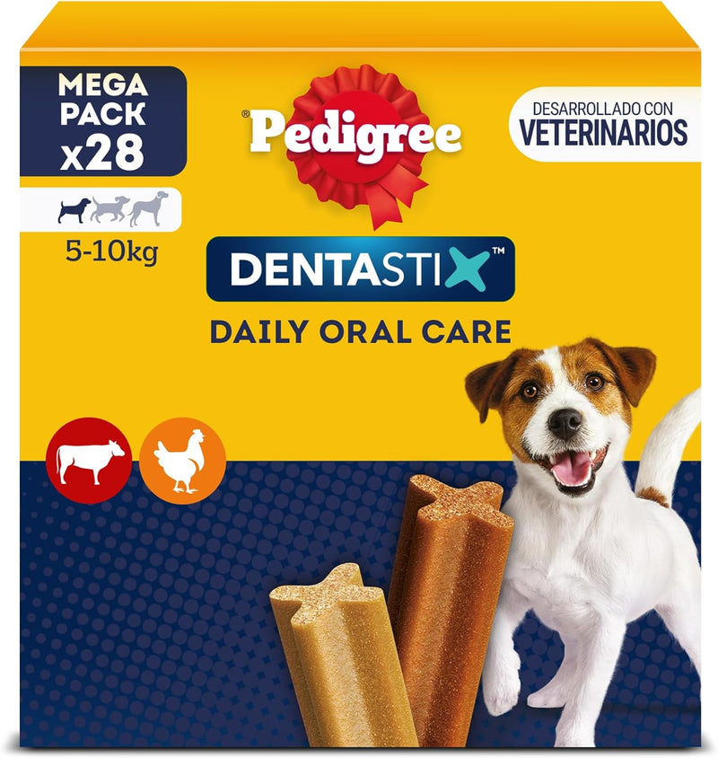 Pedigree Dentastix Snack für die Oralhygiene für kleine Hunde, 4 Packungen à 28 Stück 28 Stück (1er
