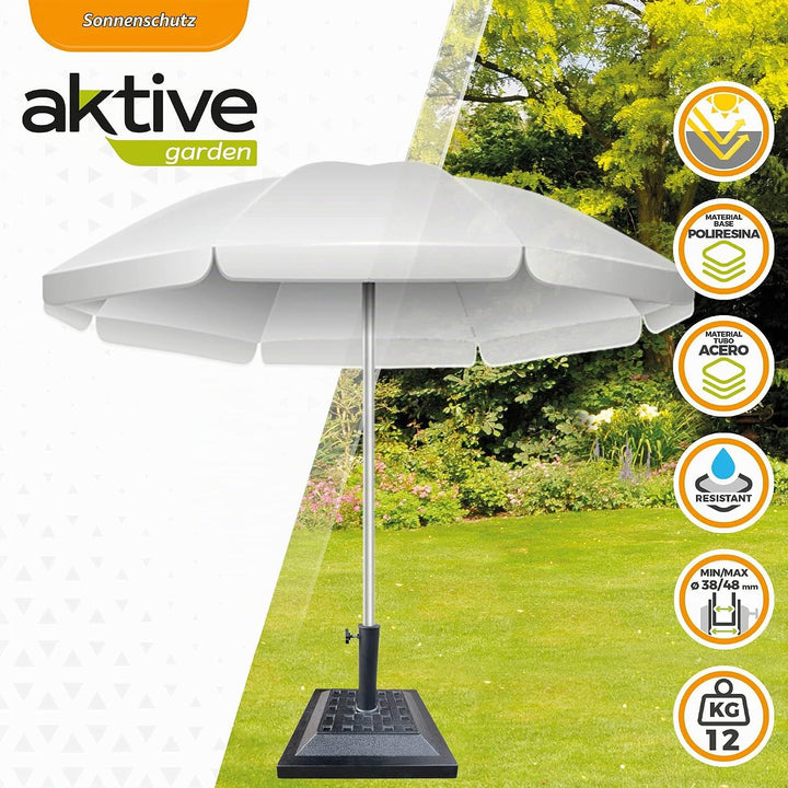 AKTIVE 61053 Kunststoffhalter für Sonnenblende quadratisch 38-48