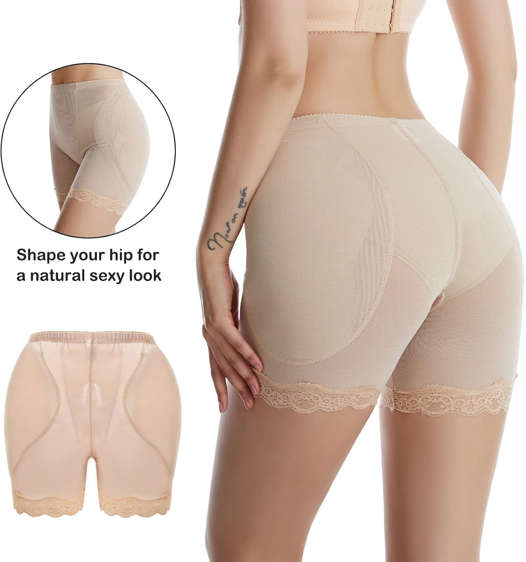 FEOYA Damen Butt Lifter Push-up Panties Miederslip mit Bauch-Weg-Effekt Miederpants String Mieder Bu